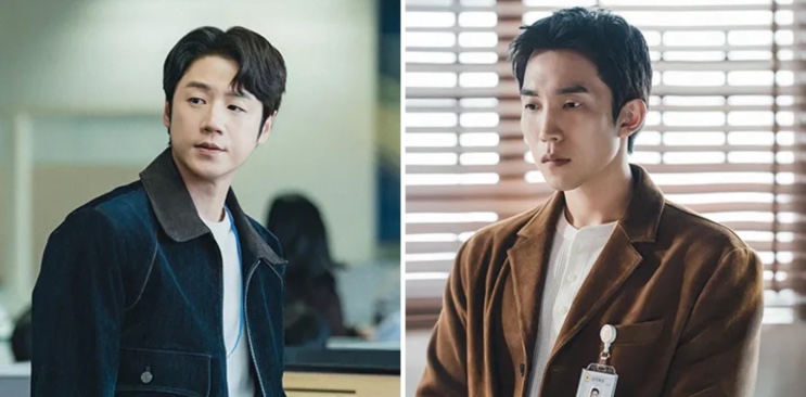 Kwon Tae-seong e Lee Dong-jin, os dois homens que investigam o Kingfisher