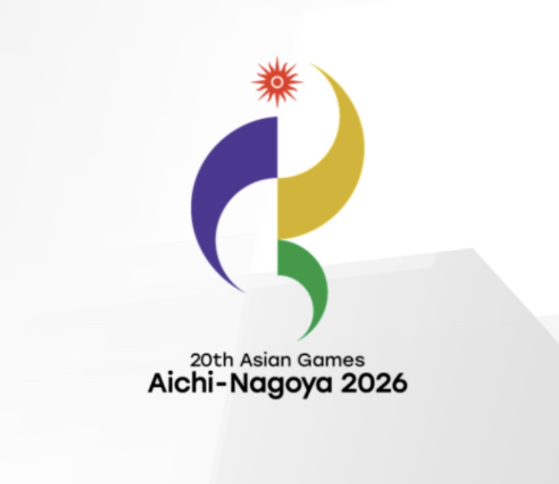 Logotipo dos 20º Jogos Asiáticos de Aichi-Nagoya 2026