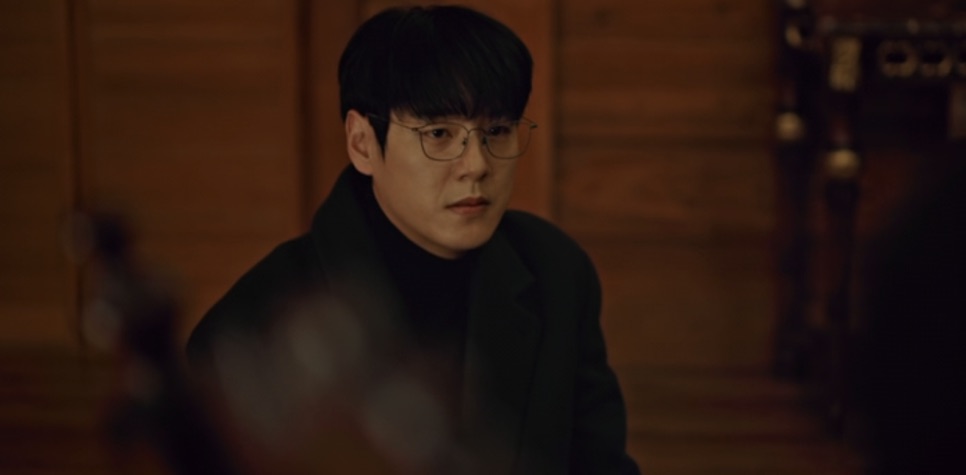 O presidente Jin Myung-chul em cena da 1ª temporada