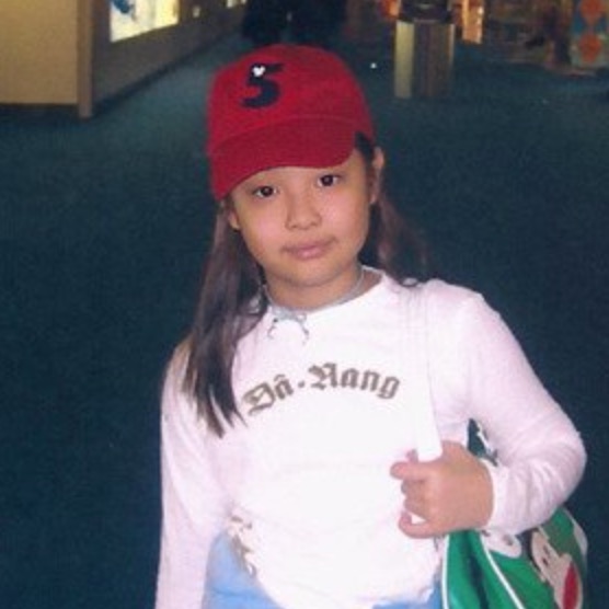 Jennie do BLACKPINK quando criança