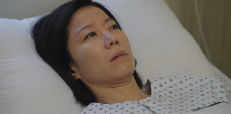 Eun-mi se recuperando no hospital