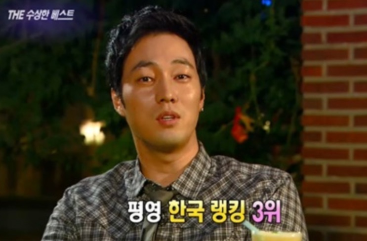 So Ji-sub em programa, ranking coreano de nado peito