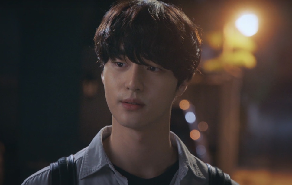 Rosto jovem de Yang Se-jong em close, em Temperature of Love